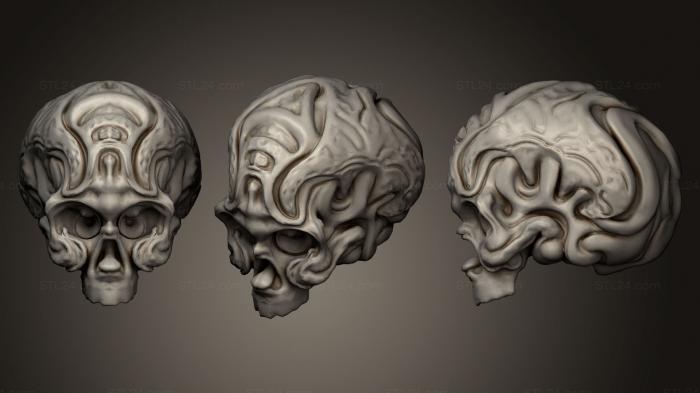 Mask (Voodoo Skull, MS_0196) 3D models for cnc
